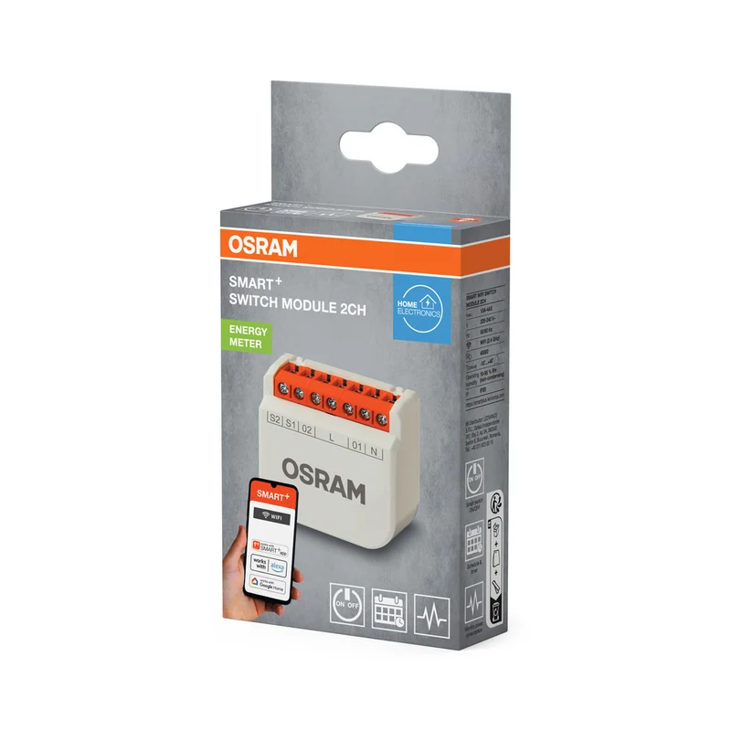 OSRAM Wifi SMART+ Schaltmodul / Schaltaktor 2-Kanal