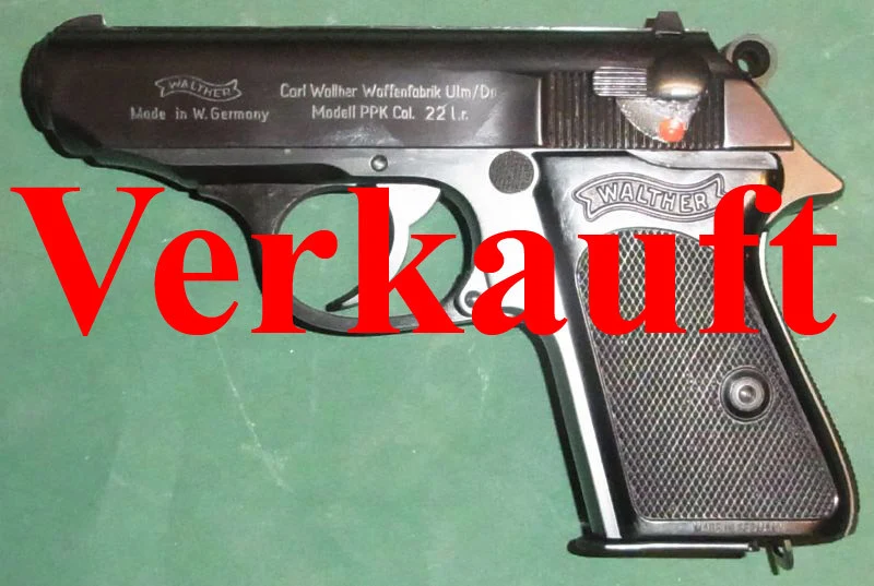 Verkauft Pistole Walher PPK