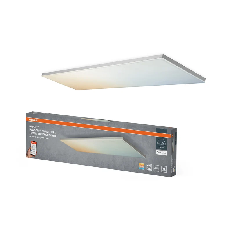 OSRAM Matter SMART+ Planon Frameless Rectangular Tunable White 1200x300