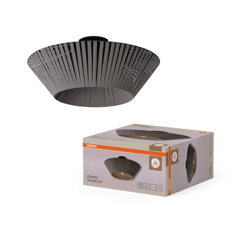 OSRAM DECOR Stripes Deckenleuchte 1xE27 Dunkelgrau