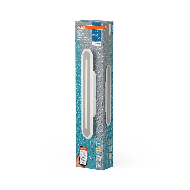 OSRAM Matter SMART+ ORBIS BATH LED Bad Wandleuchte 40cm Tunable Weiß 17W / 3000-6500K weiß