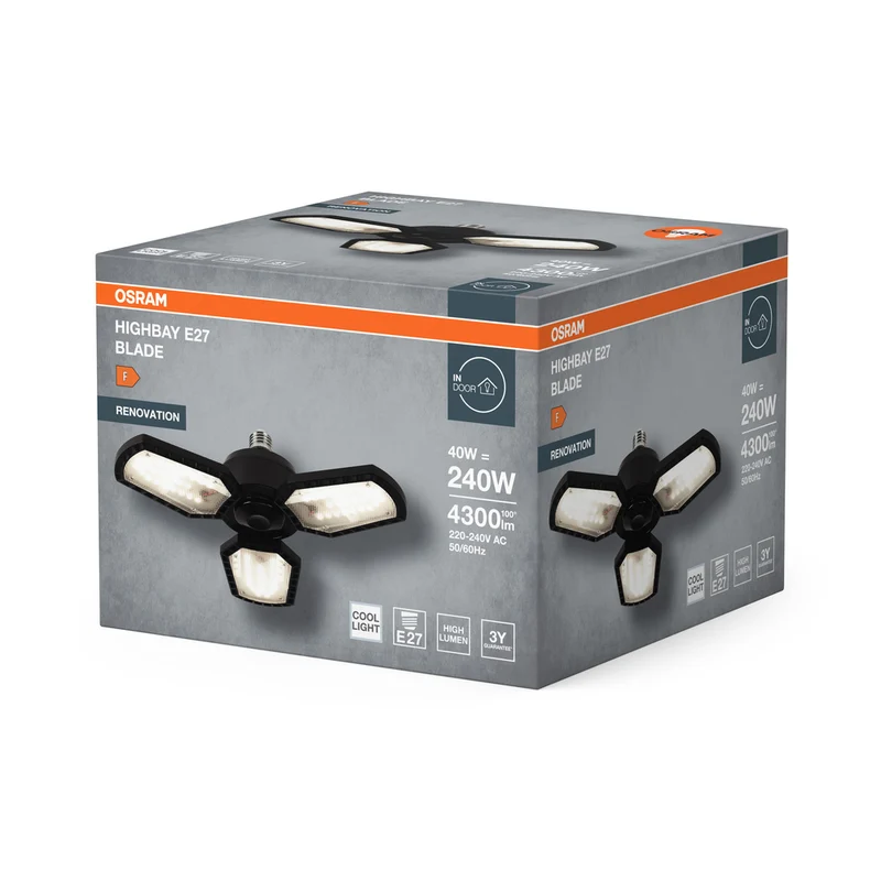 OSRAM Highbay Blade Deckenlampe mit Flügeln 40W 840 E27