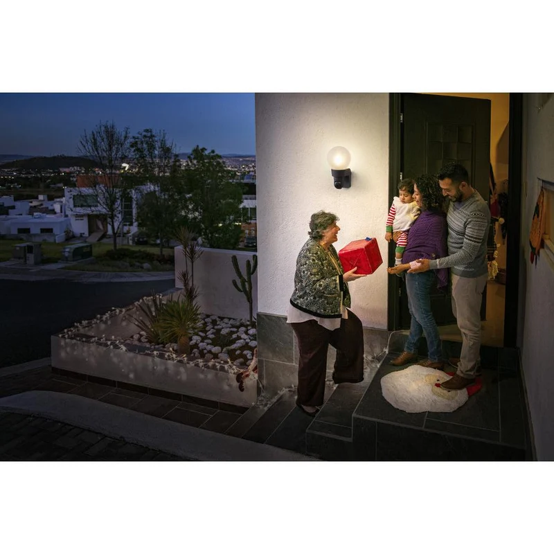 OSRAM SMART+ Outdoor-Wandleuchte mit Kamera, E27-Sockel