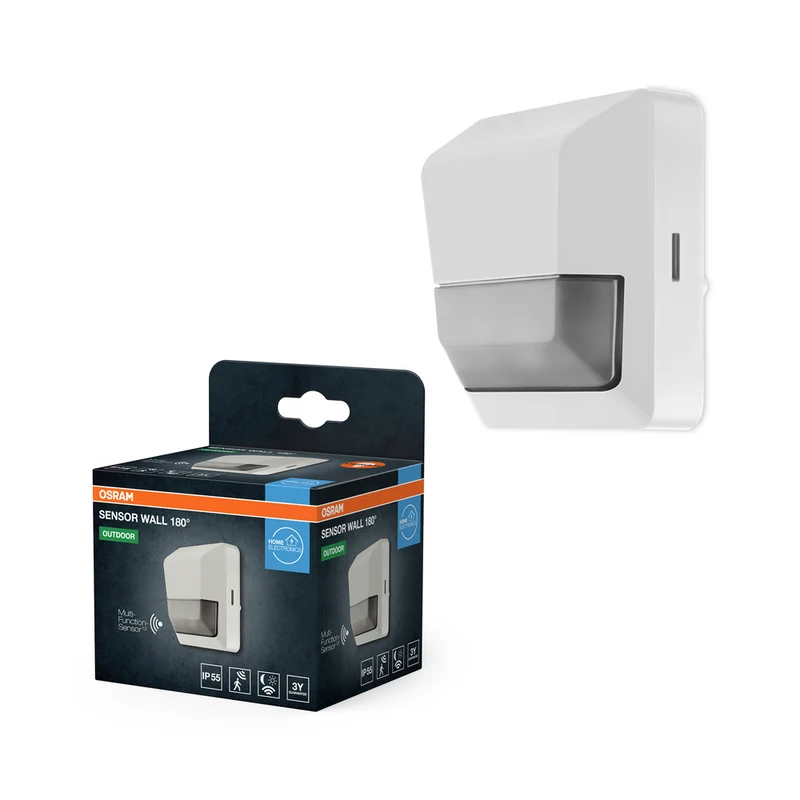 OSRAM Sensor Bewegungs-und Lichtsensor Wand 180Grad Weiß