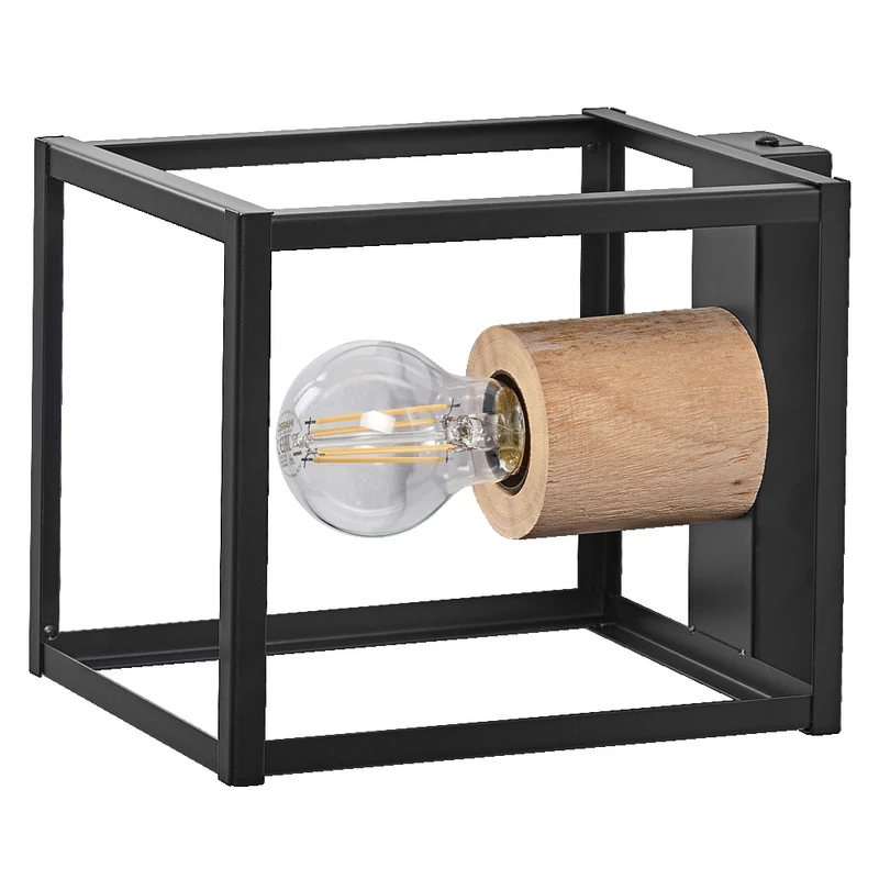 OSRAM DECOR Nairobi Wandleuchte, schwarz, E27-Sockel