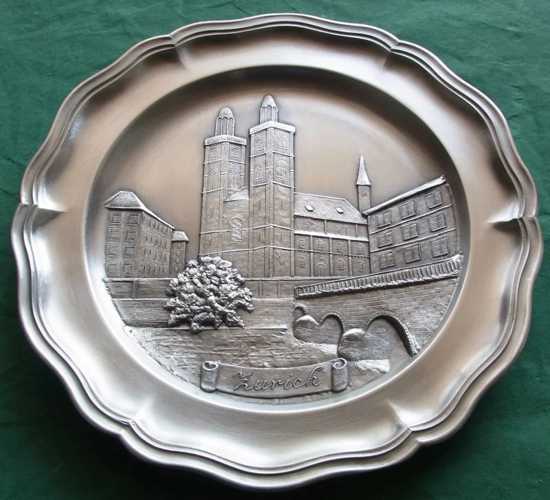 Zinnteller 22 Ornament