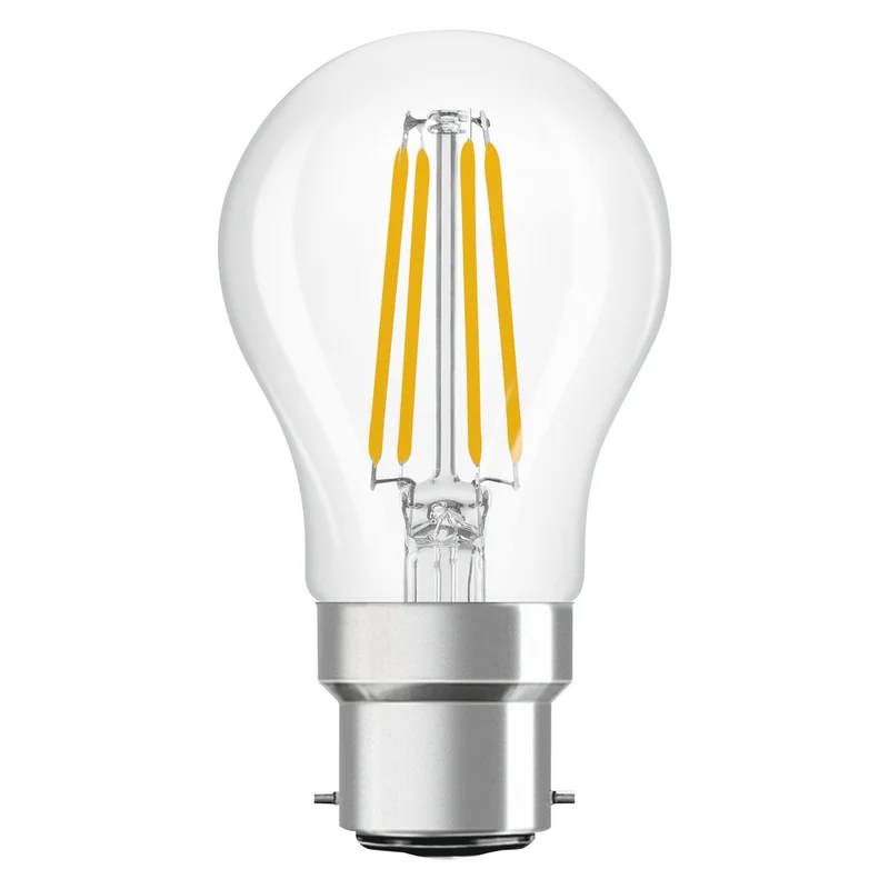 OSRAM LED Lampe LED Retrofit CLASSIC P 4W 827 Clear B22d, 470 lm, 2700 K, Warmweiß