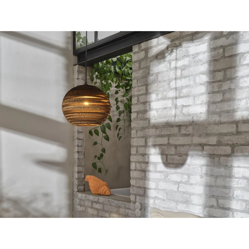 OSRAM DECOR Pendelleuchte Decor Cardboard Ball braun, E27