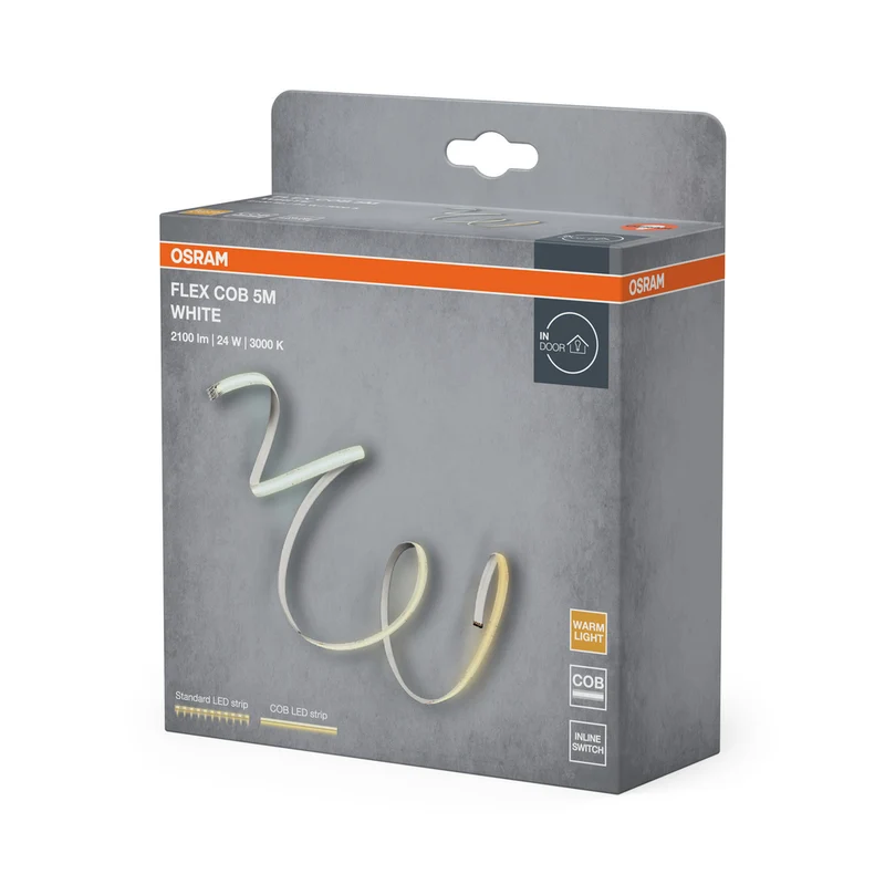 OSRAM FLEX COB 5M LED-Streifen, gelb, 22W, 1750lm