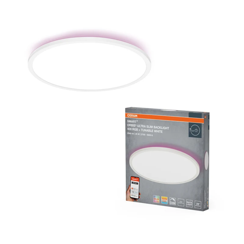 OSRAM SMART+ WiFi-Panelleuchte, weiß, 25W, 2940lm, 400mm