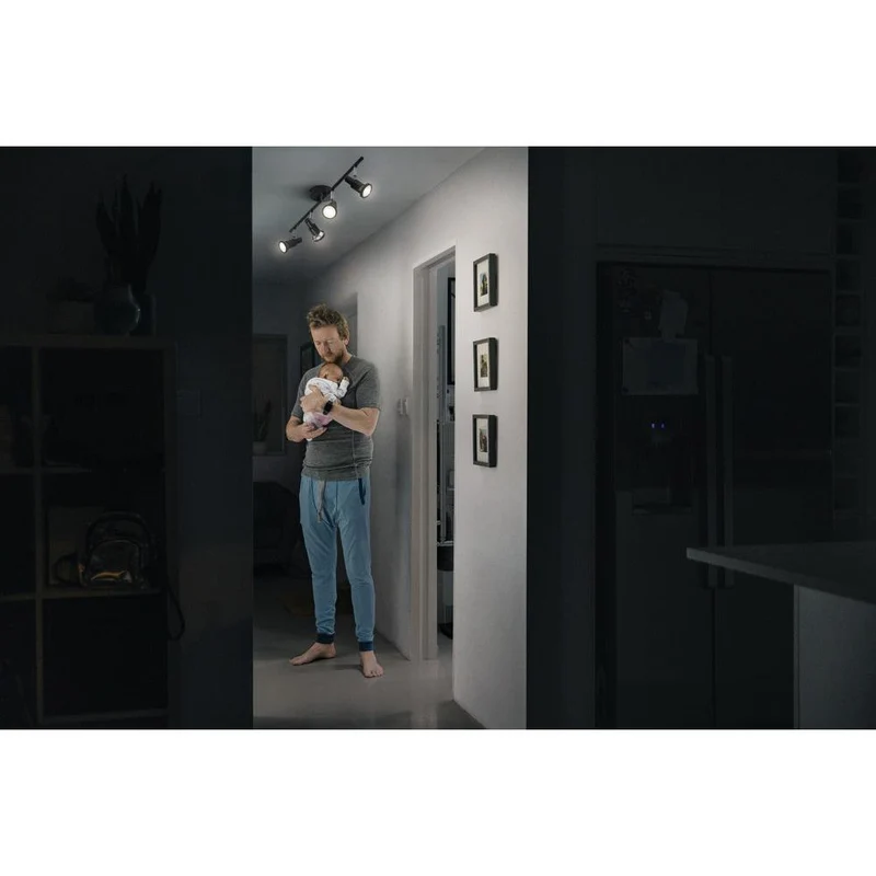 OSRAM LED SPOT GU10 Deckenleuchte 4 x 3,4W, 920lm, schwarz