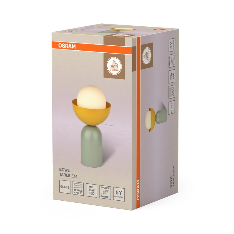 OSRAM DECOR Bowl Table E14 Tischleuchte Grün