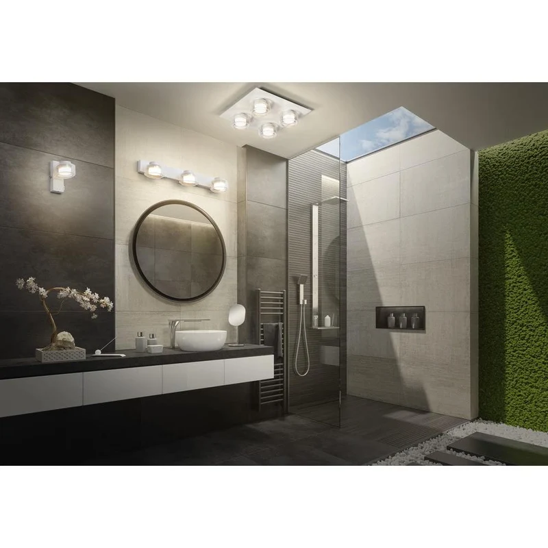 OSRAM ORBIS Flame Badezimmer Wandleuchte 16.5W Click CCT IP44 weiß