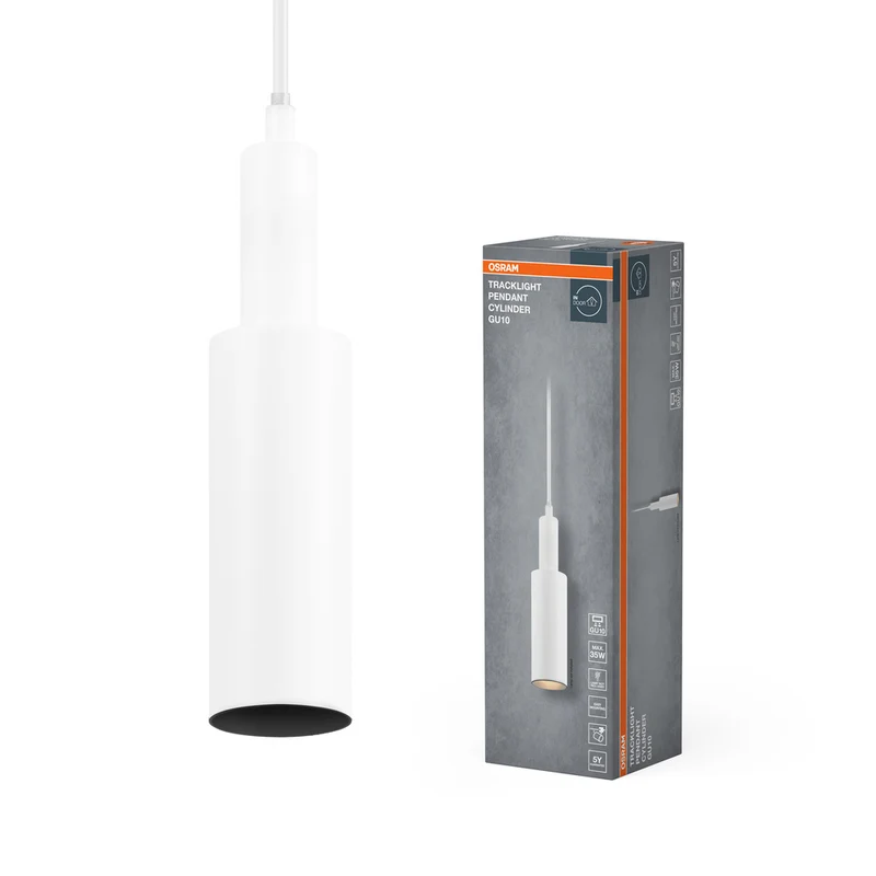 OSRAM TRACKLIGHT PENDANT CYLINDER Pendelleuchte weiß GU10