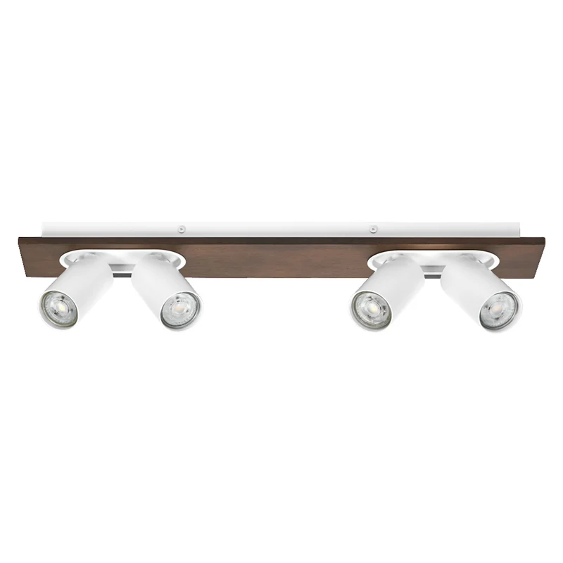 OSRAM DECOR SPOT MERCURY Deckenleuchte, 4 x 3,4W, Holzoptik, weiß