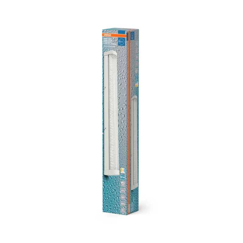OSRAM ORBIS Tube Badezimmer Spiegel-/Wandleuchte Blasen-Glas 12W 60cm weiß