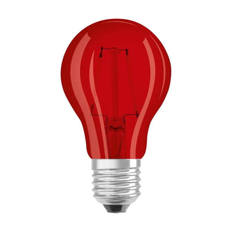 OSRAM LED Lampe LED STAR DÉCOR CLASSIC A 2.5W 510 Red E27, 45 lm, 1000 K, Rot