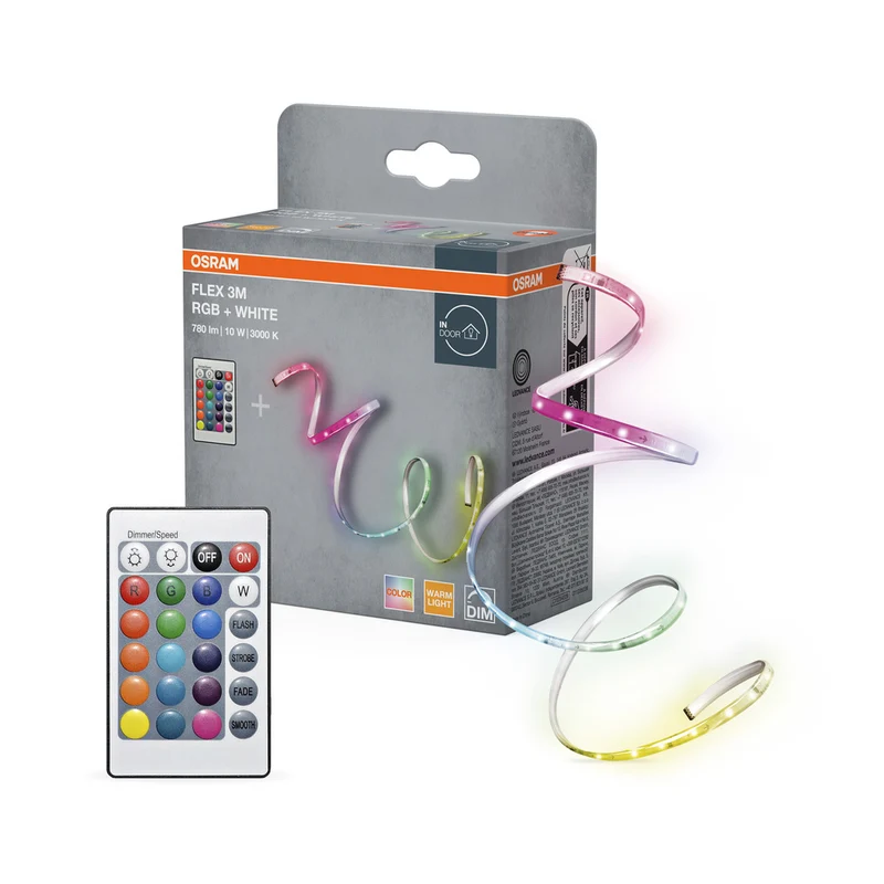 OSRAM FLEX 3M LED-Streifen RC, weiß, 9W, 600lm