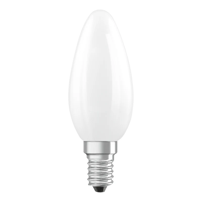 OSRAM Retrofit Classic B LED Lampe Kerzenform matt (ex 25W) 2,5W / 2700K Warmweiß E14
