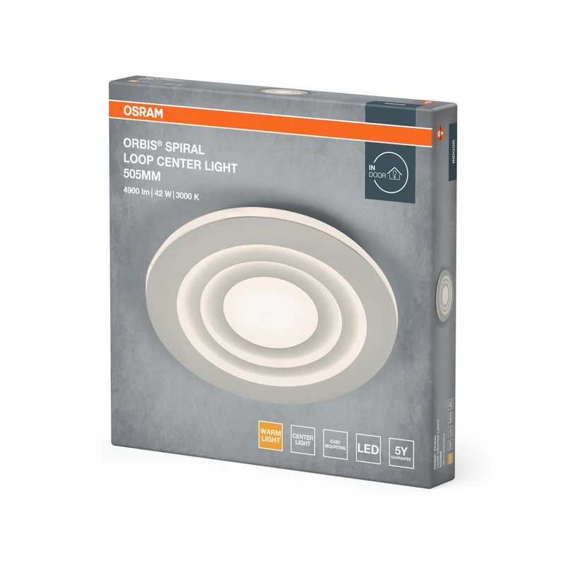 OSRAM ORBIS SPIRAL LOOP Deckenleuchte, weiß, 42W, 4000lm