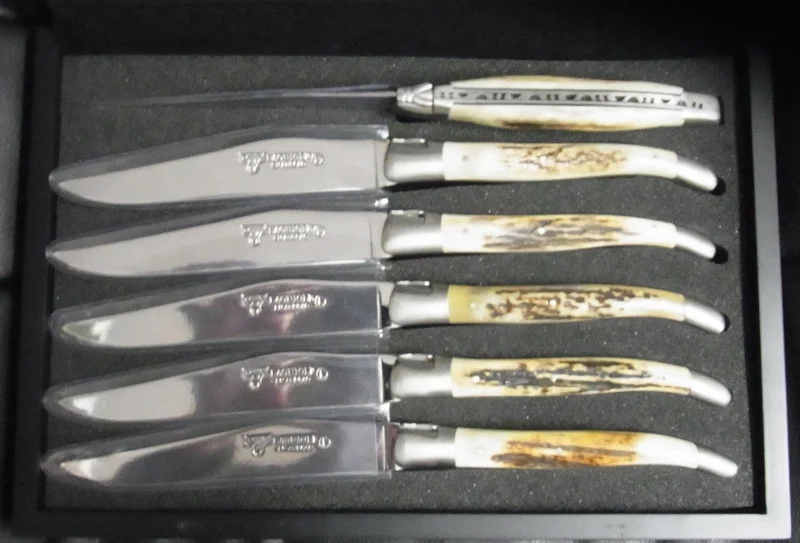Laguiole Messer Hirschhorn Set