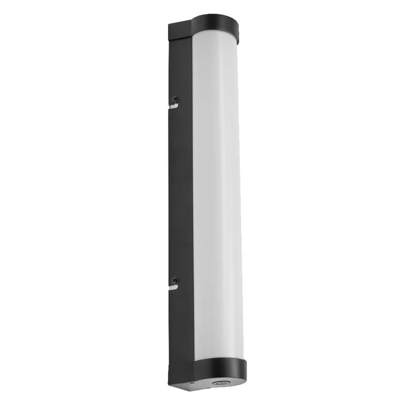 OSRAM ORBIS Tube Badezimmer Spiegel-/Wandleuchte Frost-Glas 9W 40cm schwarz