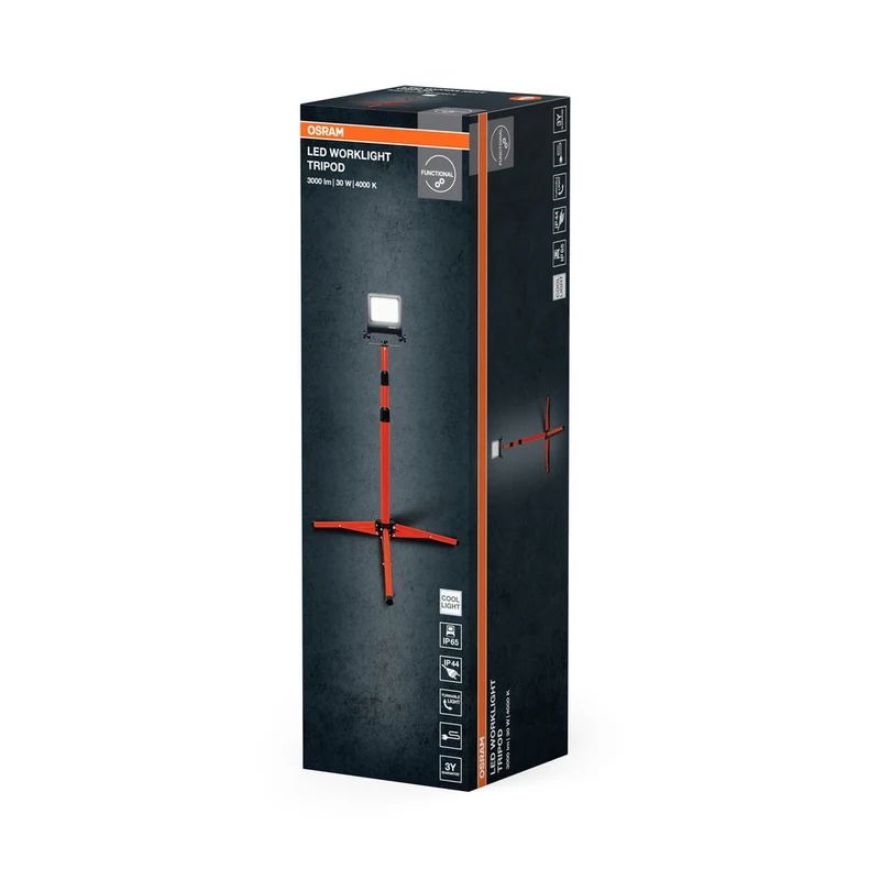OSRAM WORKLIGHTS - TRIPOD Baustrahler 30W, 2700lm, 4000K