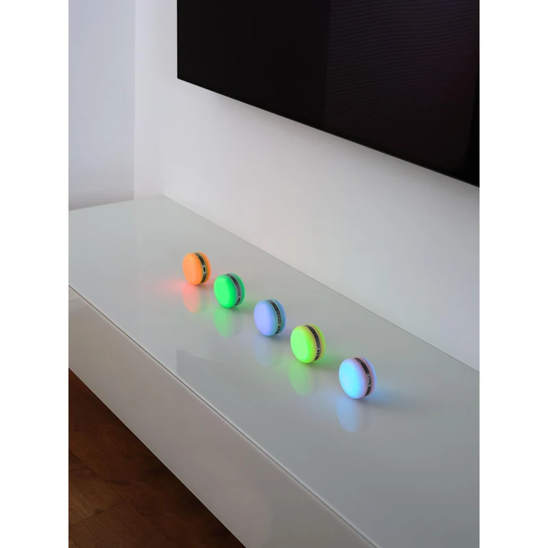 OSRAM Bluetooth SMART+ Macaron Lautsprecher mit Bewegungssteuerung, LED-Licht RGB, Blau