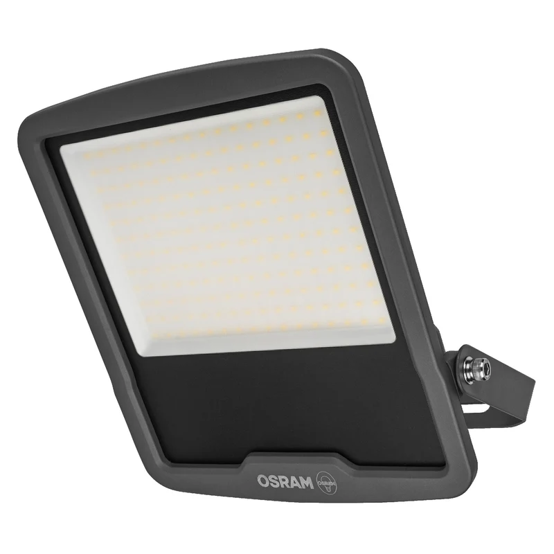OSRAM ENDURA FLOOD PC 150W LED-Fluter, 4000K kaltweiß, 18000 Lumen, IP65 Flutlicht für Großflächen, 120 lm/W, Grau