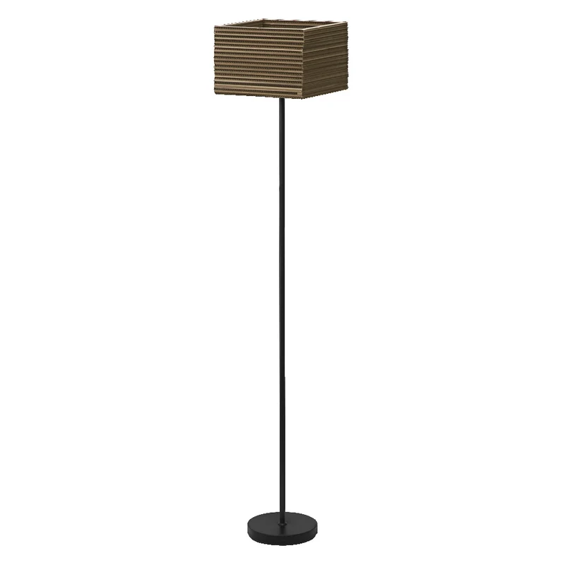OSRAM DECOR Standleuchte Decor Cardboard Square braun, E27