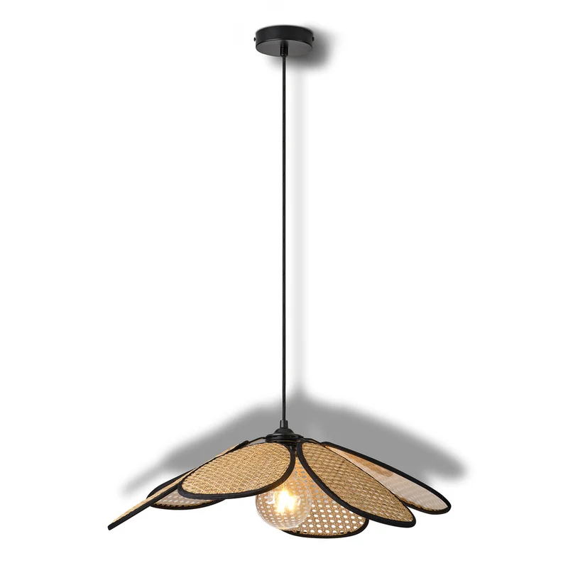 OSRAM DECOR Rattan Daisy Pendelleuchte E27 Braun