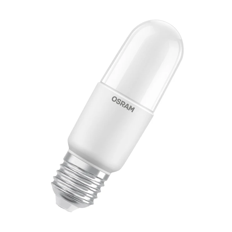 OSRAM LED PCR CLASSIC STICK LAMP in Stick-Form, LED-Lampe, Matt, 9,5 W, (ex 75 W), 1055 lm, Warmweiß, 2700 K, 15000 h, CRI 80