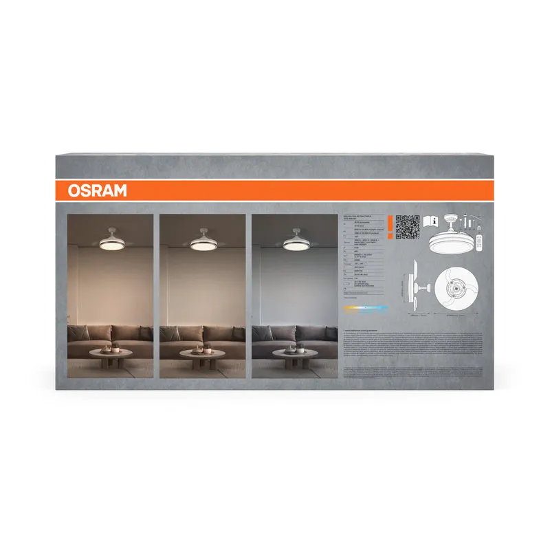 OSRAM LED Deckenventilator Retractable 66W White 3000K-6500K