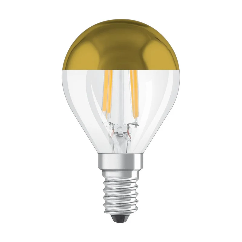 OSRAM LED Lampe LED Retrofit CLASSIC P Mirror 4W 827 Clear E14, 380 lm, 2700 K, Warmweiß