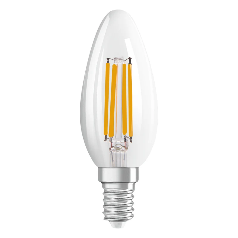 OSRAM LED Lampe LED SUPERSTAR CLASSIC B GLOWdim 4W 822…827 E14, 470 lm, 2200…2700 K, Tunable Warm White