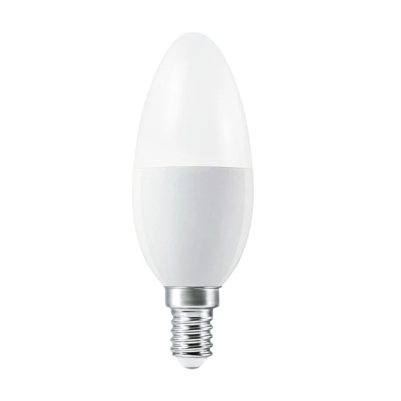 OSRAM LED Lampe LED Retrofit RGBW lamps with remote control 4.2W 827 Frosted E14 B-Form, 250 lm, 2700 K, Warmweiß