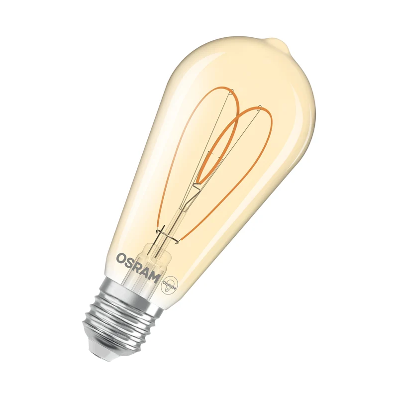 OSRAM Vintage 1906 Edison LED-Lampe Gold, 8W, 806lm, E27 , Comfort warm white