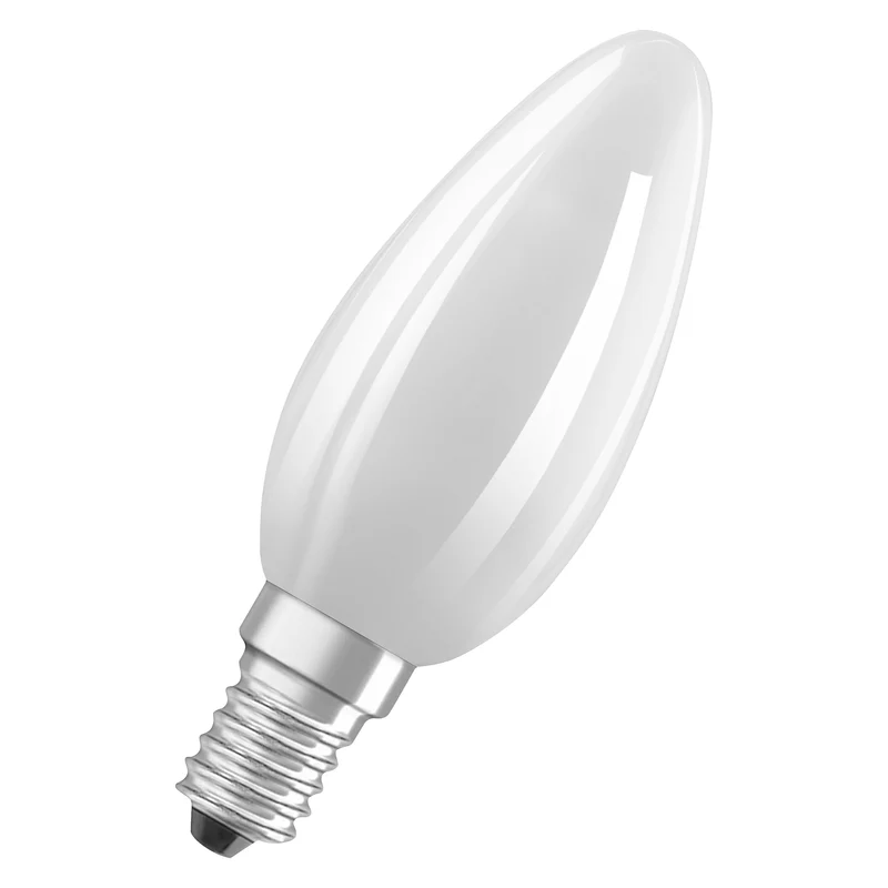 OSRAM LED Star Classic Lampe, Minikerze, 5.5W, Frosted, E14 , Kaltweiß