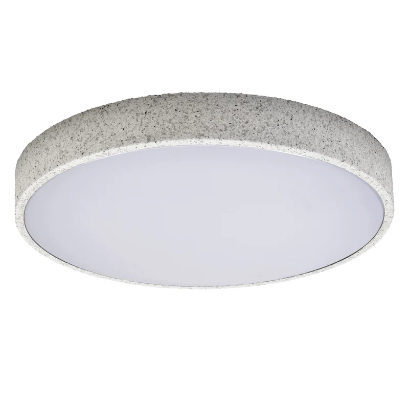 LEDVANCE ORBIS Yummy LED-Deckenleuchte mit Metallring, weiß, 36W, 2600lm, 3000K, 490mm, 830 freundliches Warmweiß, durch Klicken dimmbar, IP20 Schutz, Montageschrauben und Dübel inklusive