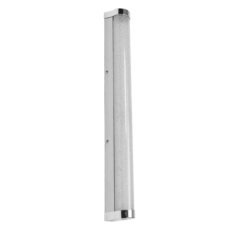 LEDVANCE ORBIS Tube LED-Spiegel-/Wandleuchte, Chrom, Glas mit Blaseneffekt, 12W, 1200lm, dimmbar, 3000/4000K über Wandschalter einstellbar, 60cm Durchmesser, IP44 Schutz vor Fremdkörpern/Spritzwasser