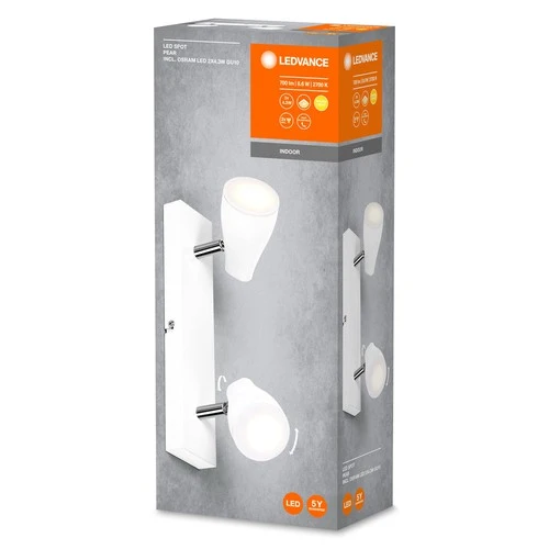 LEDVANCE LED SPOT PEAR Deckenanbau-Spot, ws, 8,6W, 420lm