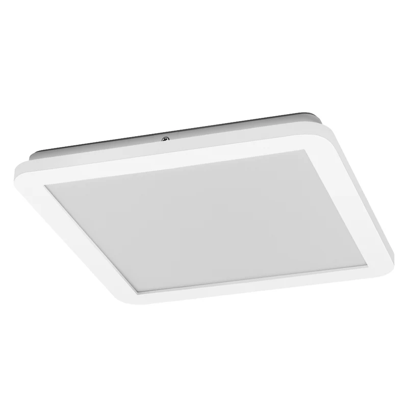 LEDVANCE ORBIS Disc Wand-/Deckenleuchte mit LED, weiß, 22W, 1800lm, 3000/4000K, über Wandschalter mit Click CCT einstellbar, 30x30cm, IP44 Schutz für Badezimmer, Montageschrauben und Dübel inklusive