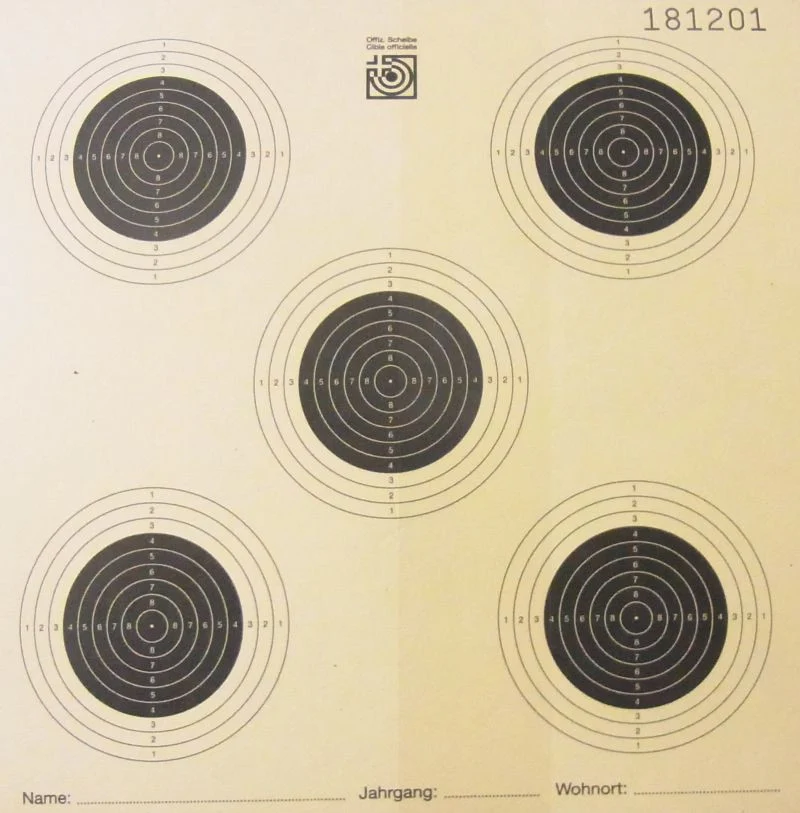Zielscheiben 17 x 17 5 Spiegel