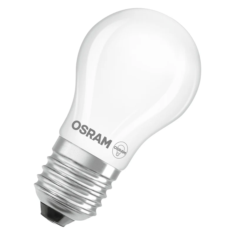 OSRAM LED CLASSIC P ENERGY EFFICIENCY A , LED-Lampe, Bleifreies Glas, Matt, 1,2 W, (ex 25 W), 255 lm, Kaltweiß, 4000 K, Energieeffizienzklasse: A, CRI 80