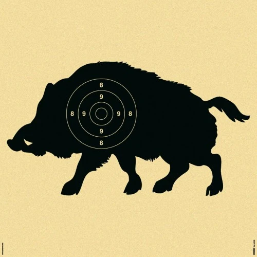 Zielscheiben 55 x 55 Wildschwein