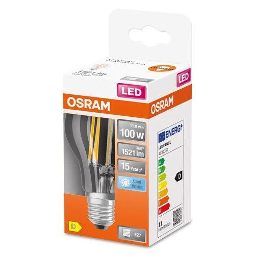 OSRAM Retrofit Classic A LED Lampe (ex 100W) 11W / 4000K Kaltweiß E27