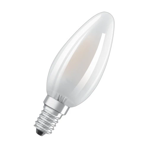 OSRAM LED Base LED Lampe Kerzenform matt (ex 40W) 4W / 2700K Warmweiß E14 5er Pack