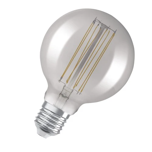 OSRAM Vintage 1906 LED-Lampe, Smoke-Tönung, 11W, 500lm , Warmweiß , E27