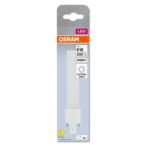 OSRAM DULUX S LED EM & AC MAINS LED-Röhre 16,5cm (ex 9W) 4,5W / 4000K Kaltweiß G23