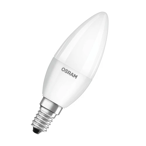 OSRAM LED BASE CLASSIC B Lampe matt (ex 40W) 5,5W / 2700K Warmweiß E14, 5er Pack
